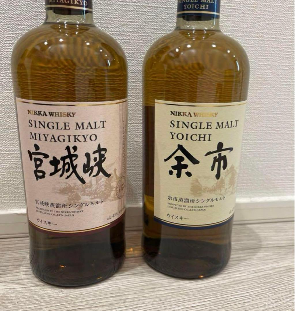 ジャパニーズウイスキー4本セット　ニッカザグレーン　余市　知多　宮城峡