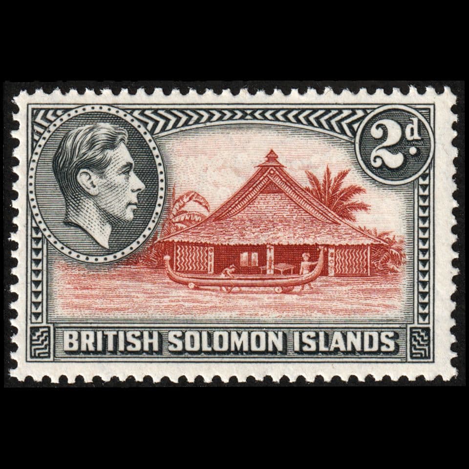 普通切手（イギリス領ソロモン諸島 1939年）