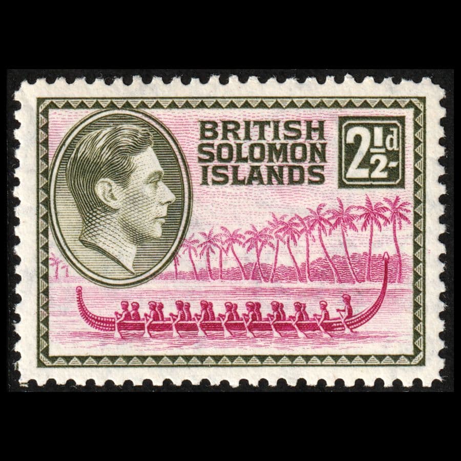 普通切手（イギリス領ソロモン諸島 1939年）