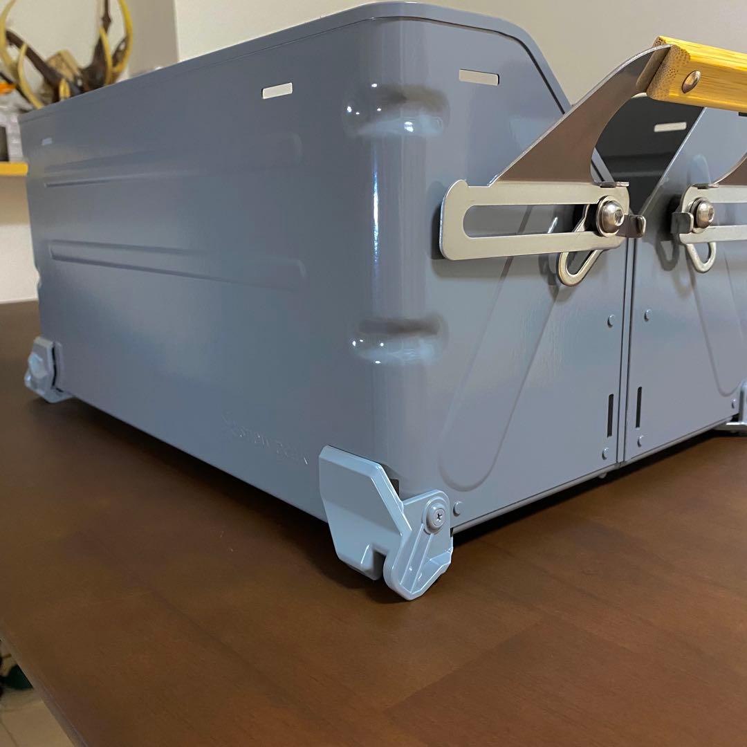 ⭕️数量限定シェルフコンテナ25 ライトグレー塗装　 peakスノーピーク