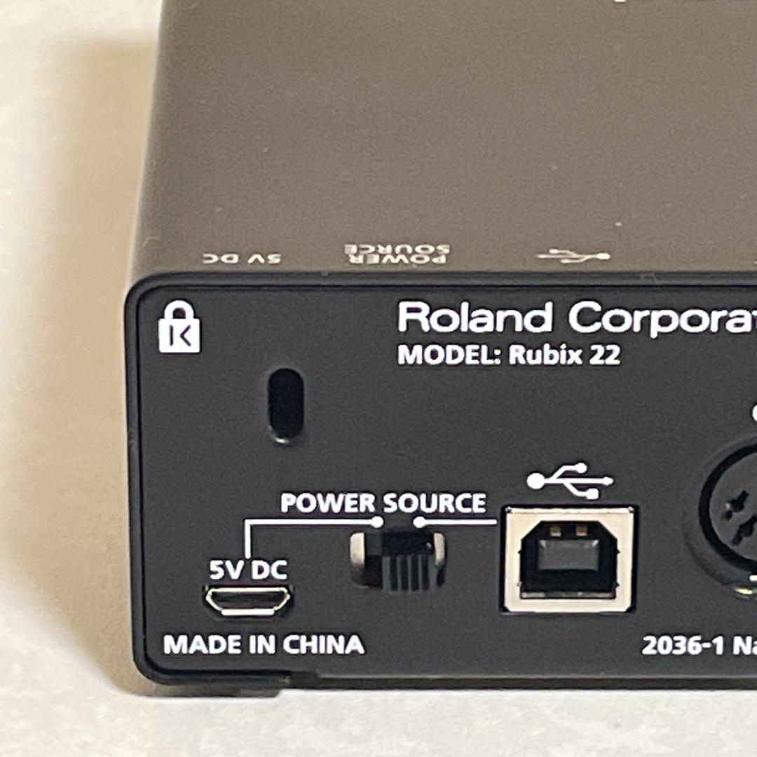 【ほぼ未使用】Roland Rubix22 オーディオインターフェイス 特典付