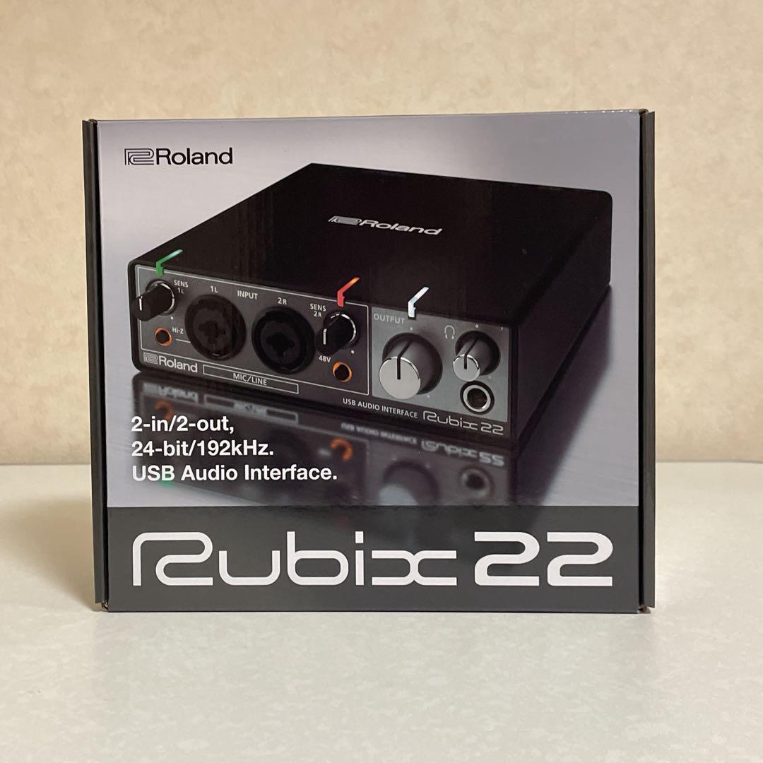 【ほぼ未使用】Roland Rubix22 オーディオインターフェイス 特典付