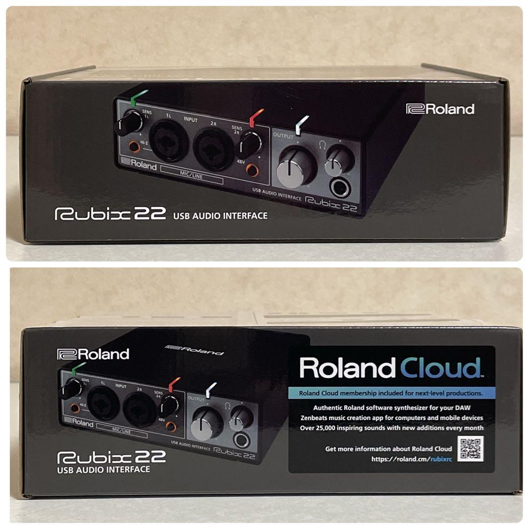 【ほぼ未使用】Roland Rubix22 オーディオインターフェイス 特典付