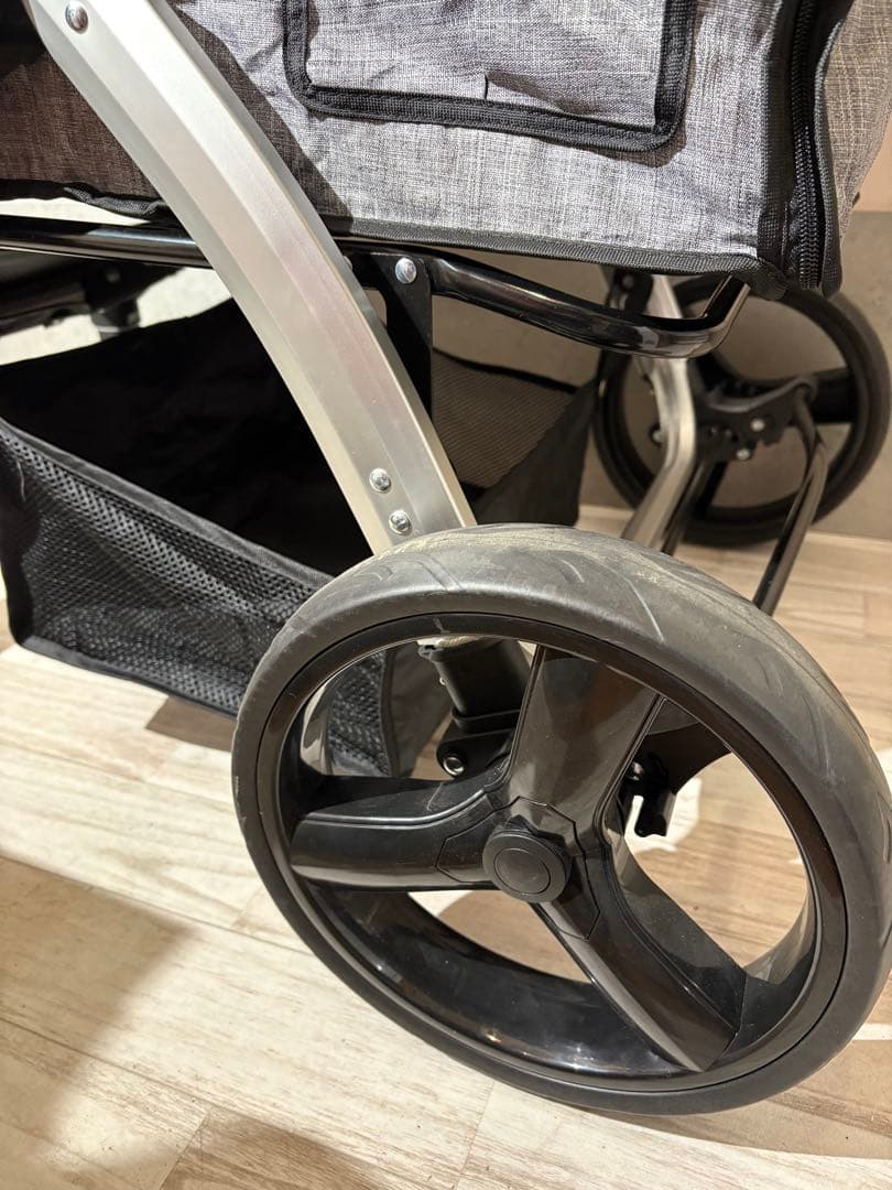 グレー メッシュ ペットカート　大型　30キロ