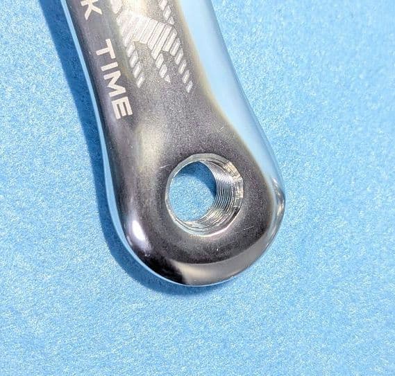 SKEACE スクエアテーパー ピストクランク 165mm 48T シルバー