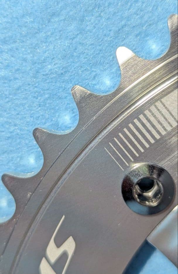 SKEACE スクエアテーパー ピストクランク 165mm 48T シルバー