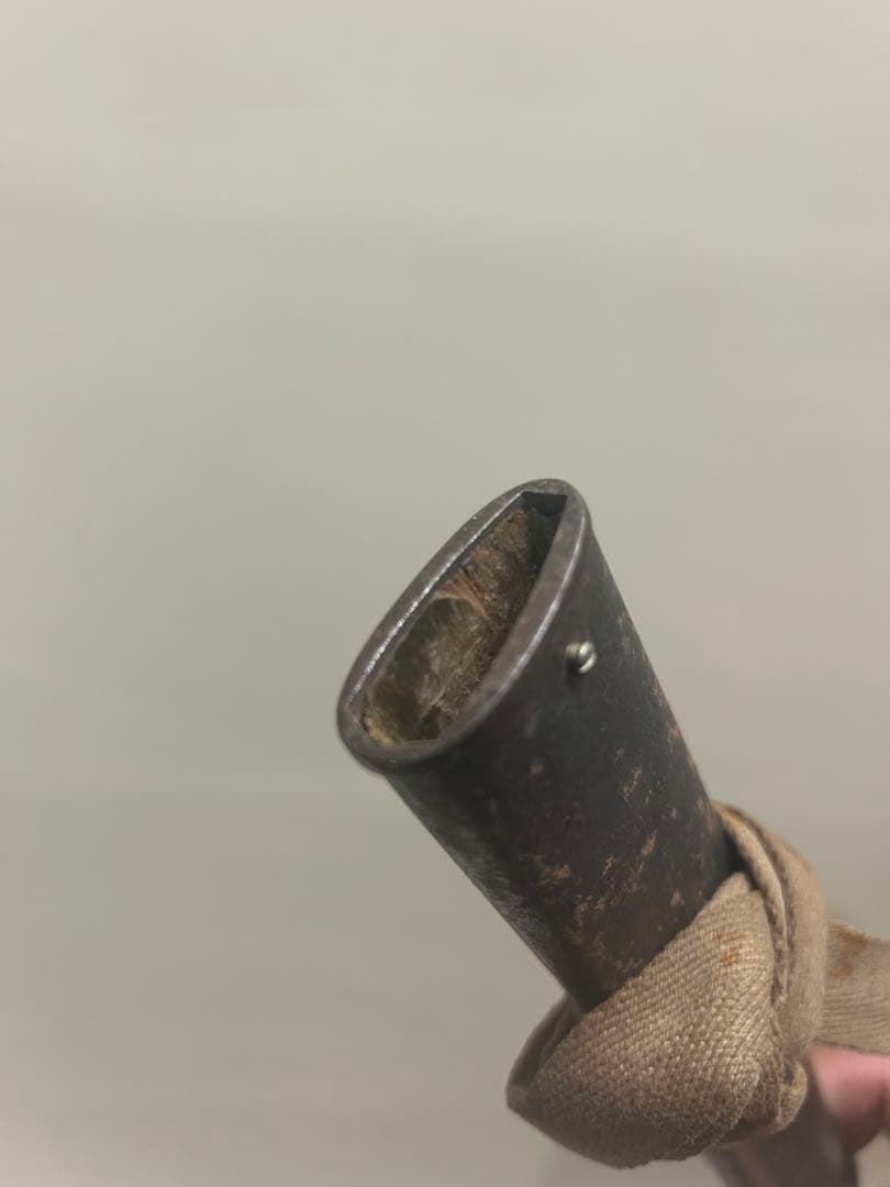 【希少価値】旧日本軍 軍刀 拵えのみ 58.5cm 鉄製