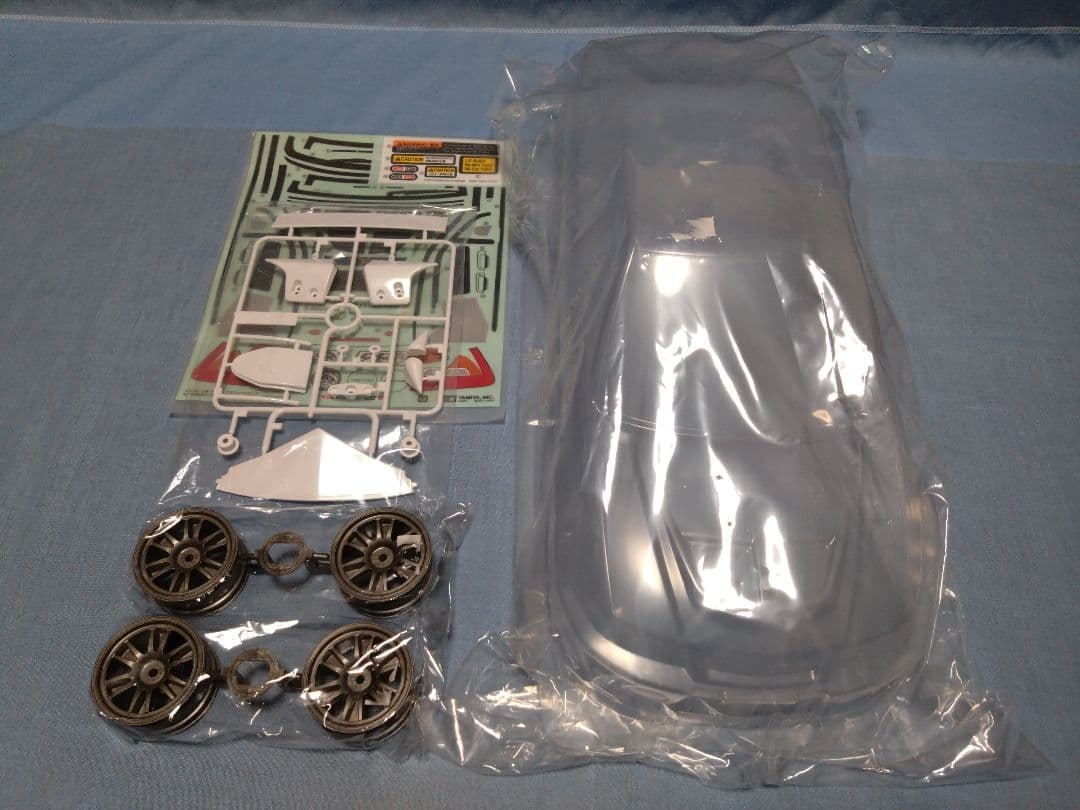 田宮 ランサーエボリューションⅤボディとホイールのセット⑦