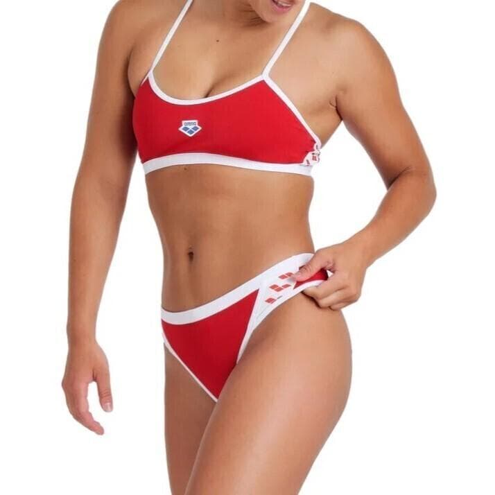 Arena 女性用 ビーチバレー ツーピース ビキニ ブルマ Red USA32