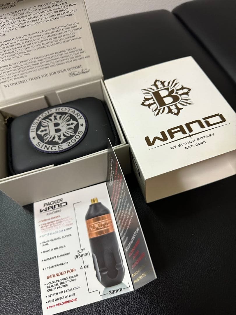 Bishop Rotary WAND Packer タトゥーマシン 4.2