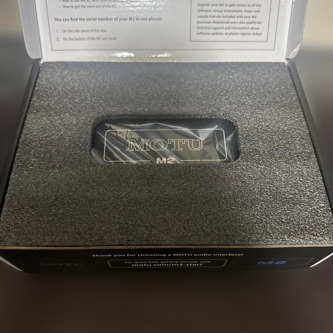 motu m2 オーディオインターフェイス