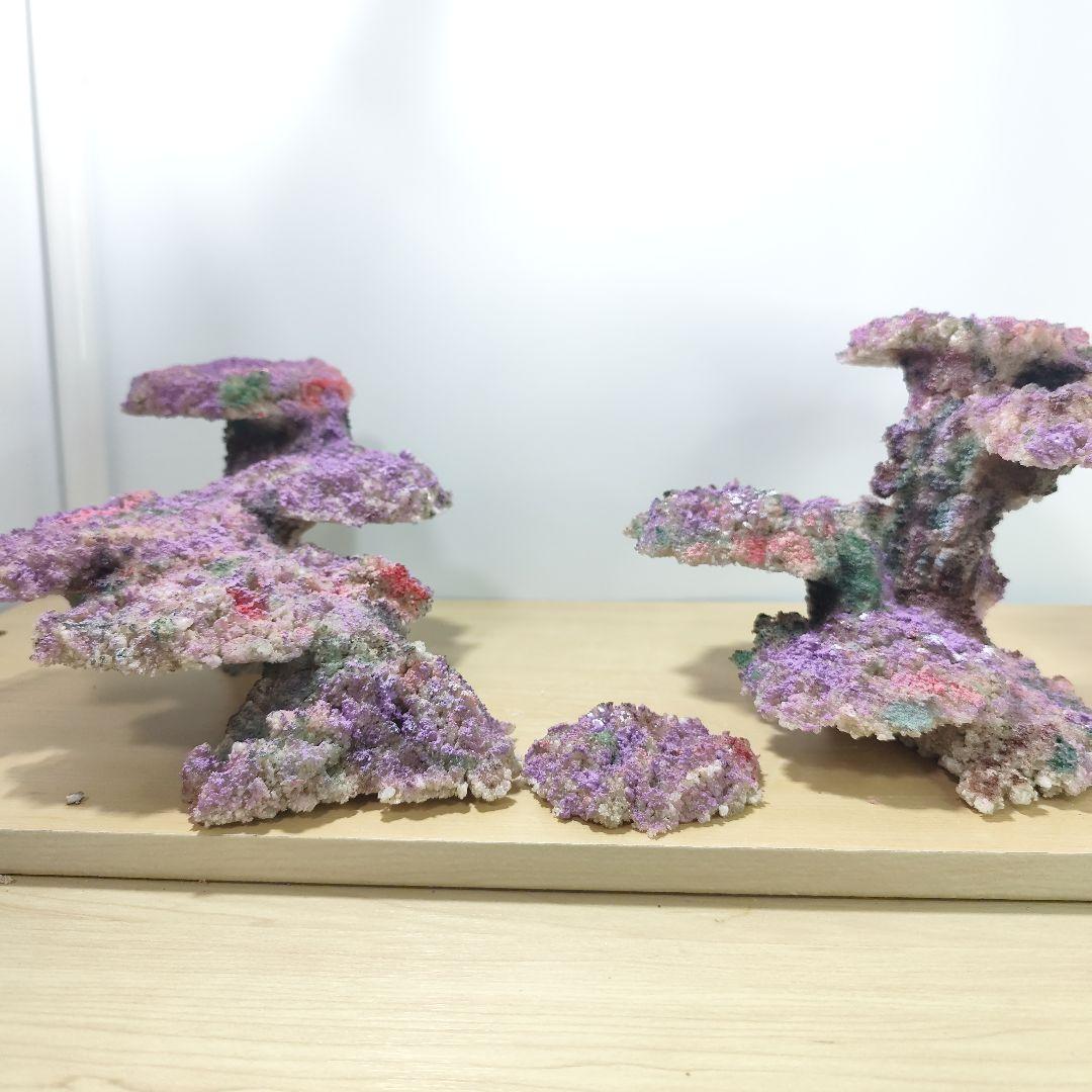 新品アク抜き不要 分離型人工ライブロック 60cm海水水槽用 レプリカ 多孔質3