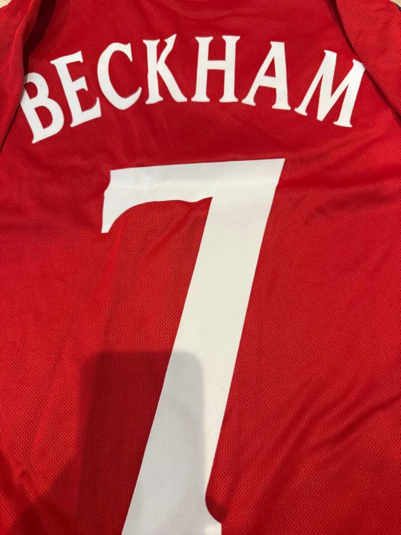 イングランド代表ユニフォーム　2002W杯　ベッカム