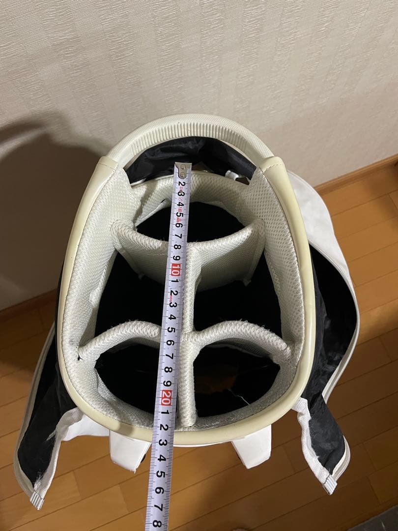 マスターバニー　ホワイト キャディバッグ スタンド機能付き