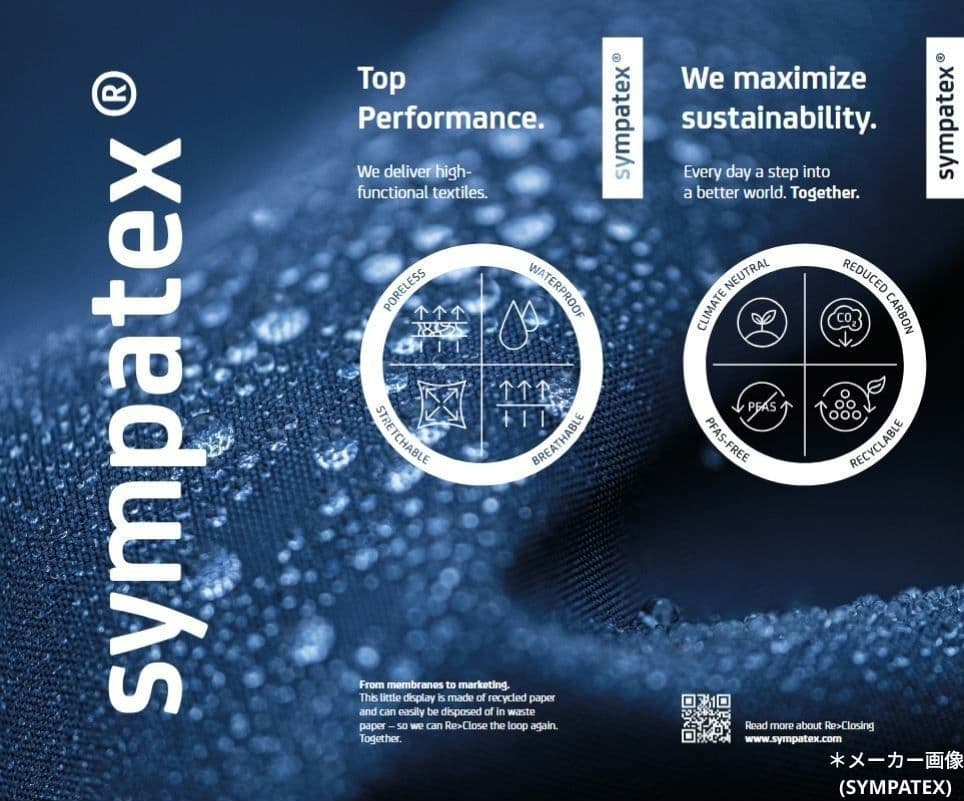 新品 samas sympatex サマス シンパテックスシェルパンツ М