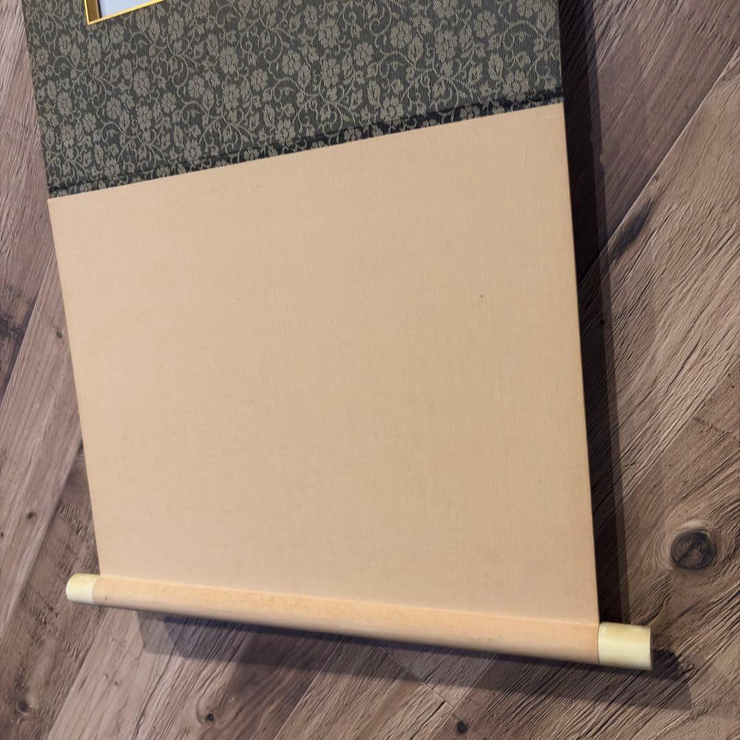 掛軸 陶磁画 応接間 玄関 茶室 書斎 装飾品 工芸品 置物 雀 鶉 梅 竹