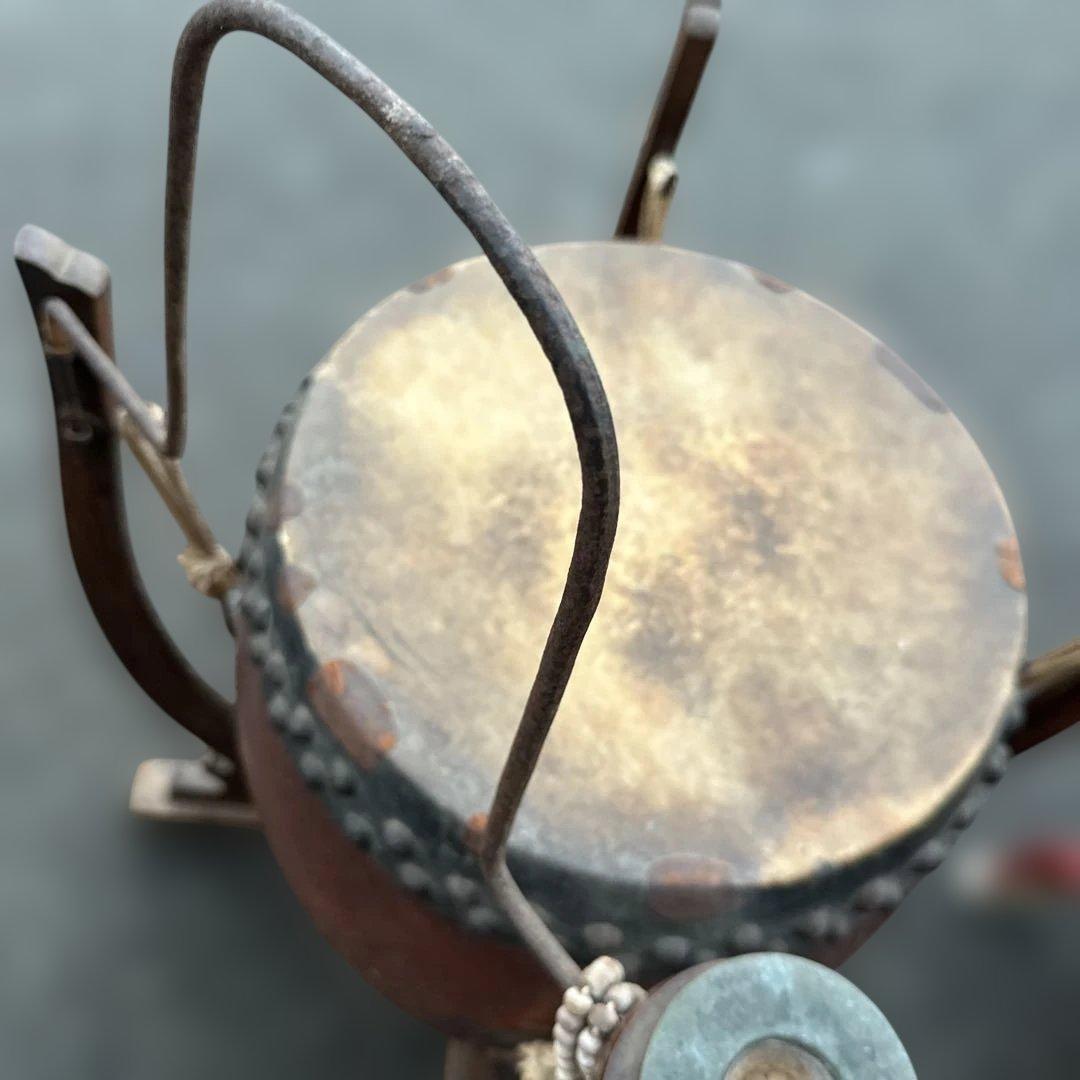 瞬間的お値下げ❣️和太鼓 木製 スタンド付き