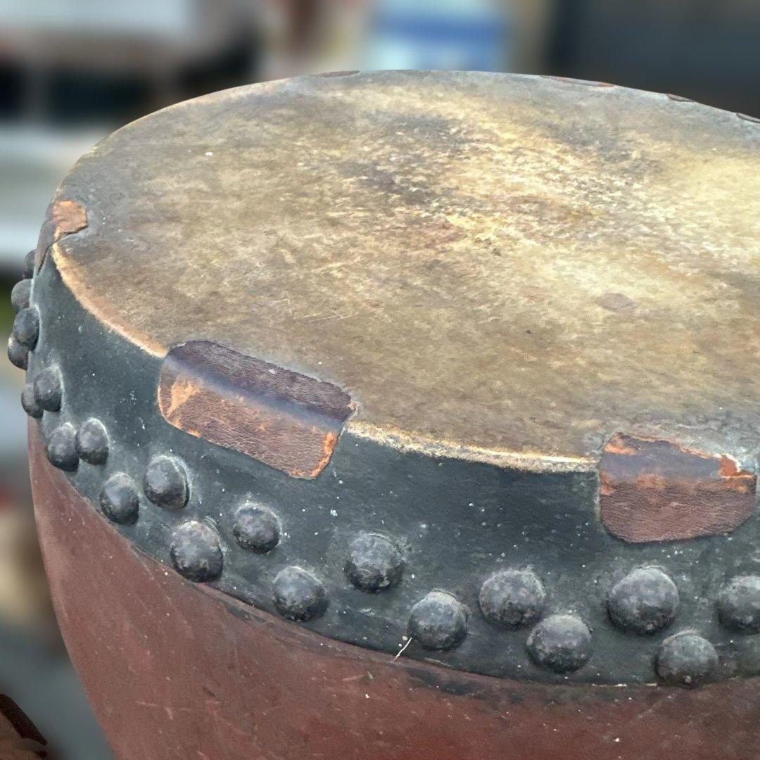 瞬間的お値下げ❣️和太鼓 木製 スタンド付き