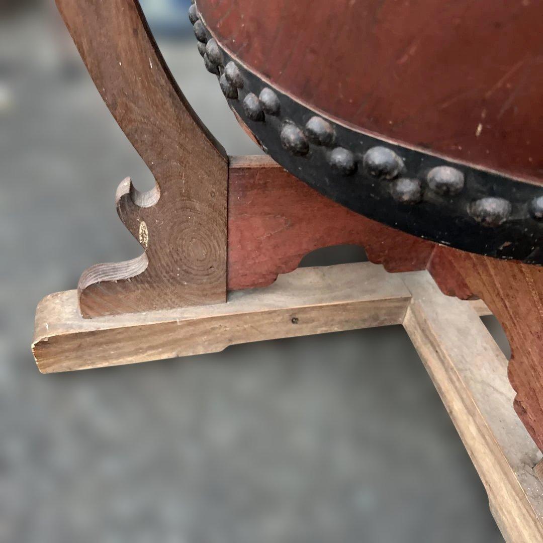 瞬間的お値下げ❣️和太鼓 木製 スタンド付き