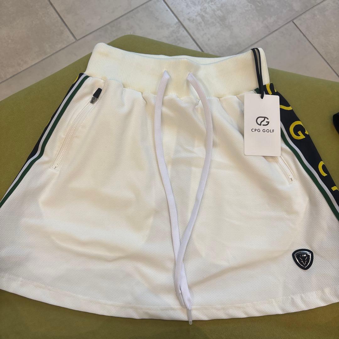 CPG GOLF メッシュスカート ホワイト サイズ1