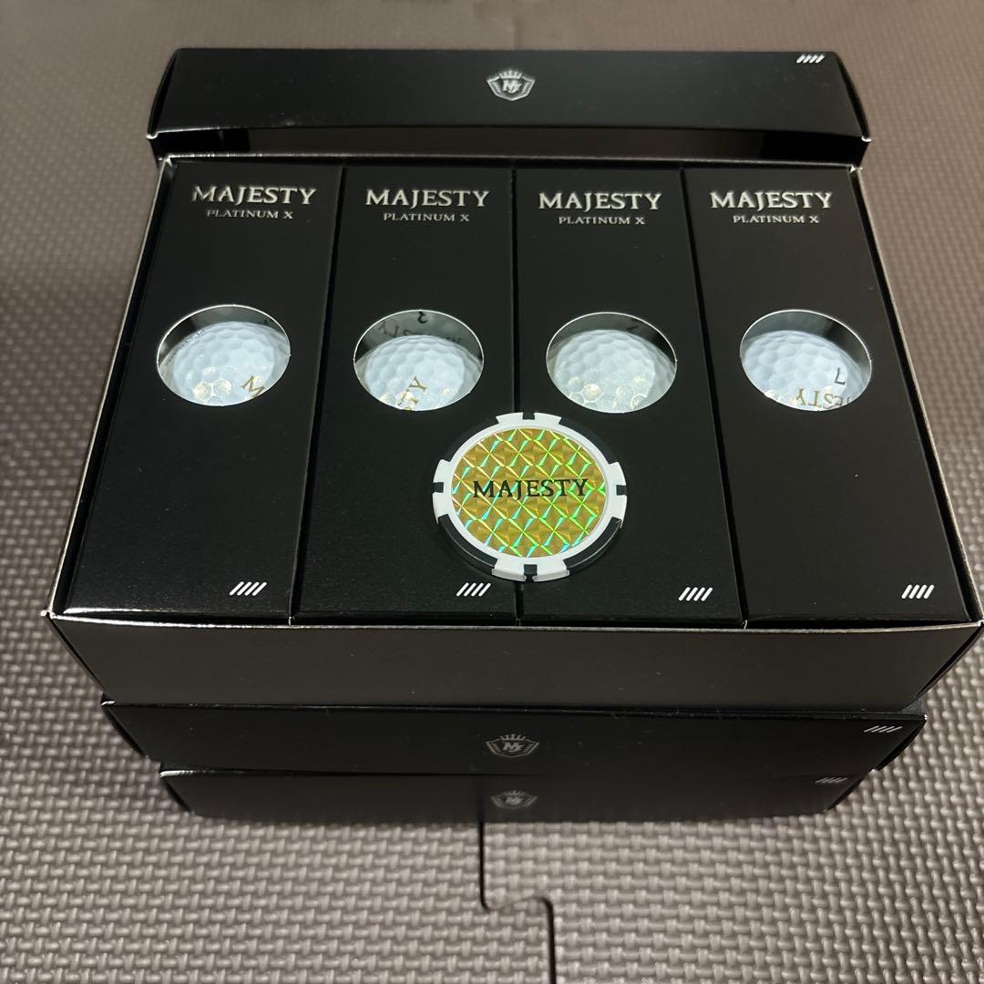 MAJESTY PLATINUM X ゴルフボール 48個セット 4ダース未使用