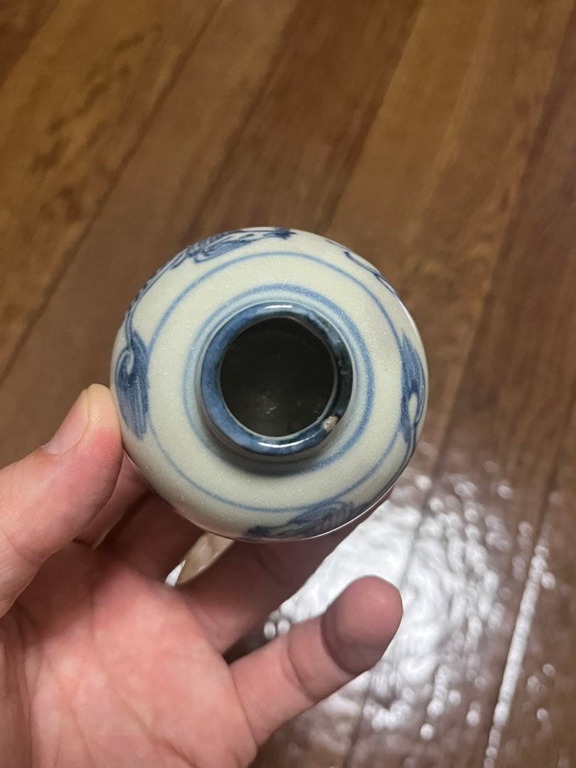 古染付　小壷　小壺　馬　干支　麒麟　香炉　初期伊万里　李朝　民藝　民芸　安南