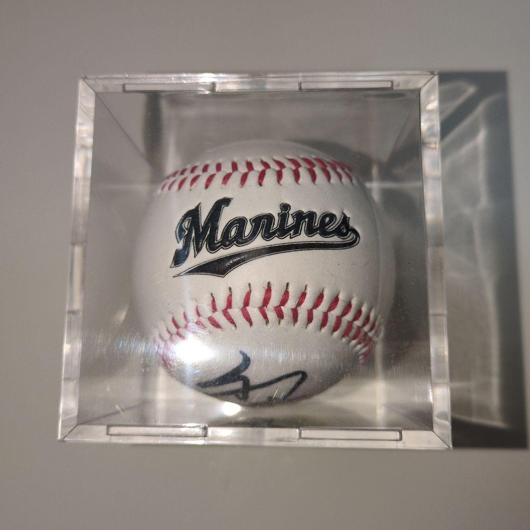 佐々木朗希直筆サインボール【ケース付】