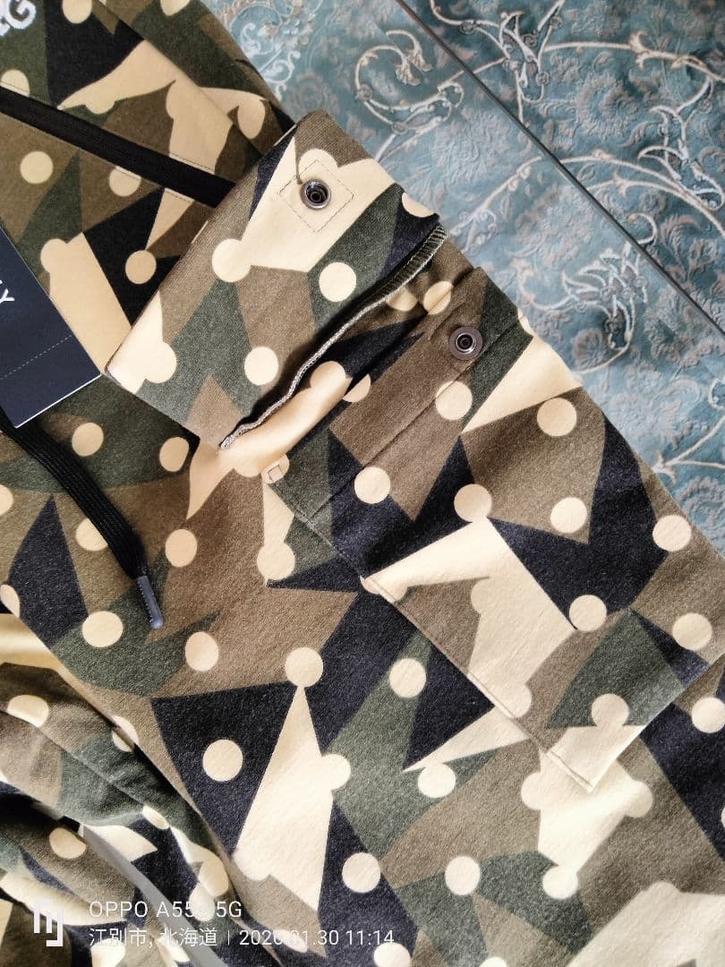 【新品・未使用タグ付き】PEARLY GATESラグウォーム カモドット柄パンツ