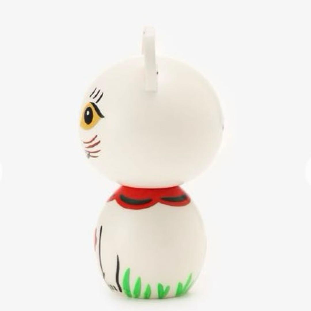 【新品】手描き　アフタヌーンティー　ナタリーレテ　白猫こけし　卯三郎こけし