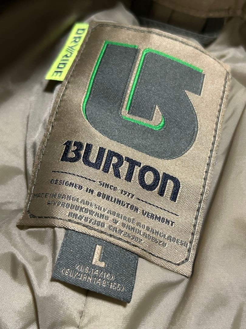 バートン　スノボ　ウェア　キッズ　L XL