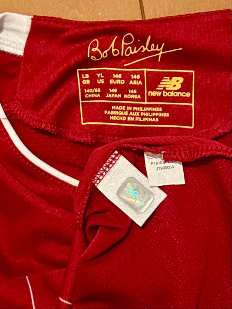 146サイズ　LIVERPOOL リバプールFC ユニフォーム　ニューバランス