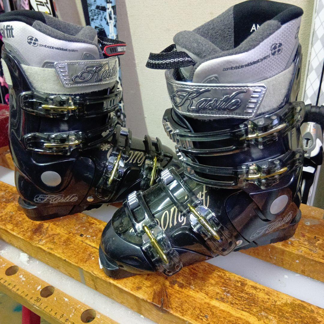 メンテナス済 142cmHEAD.靴25cm ストック付