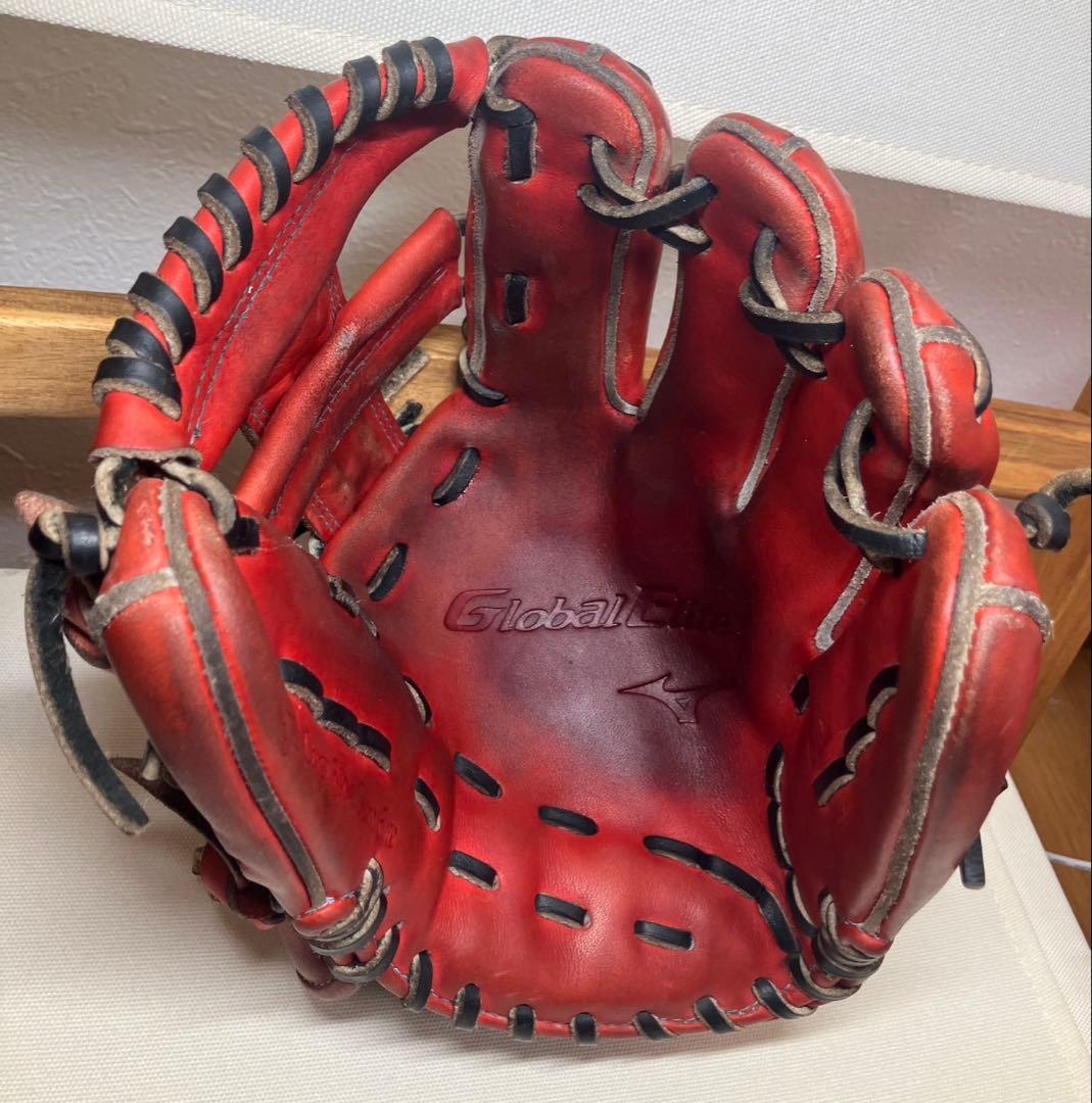 ミズノ　グローバルエリート　硬式　内野用　鈴木型　ダイバーシティブルー