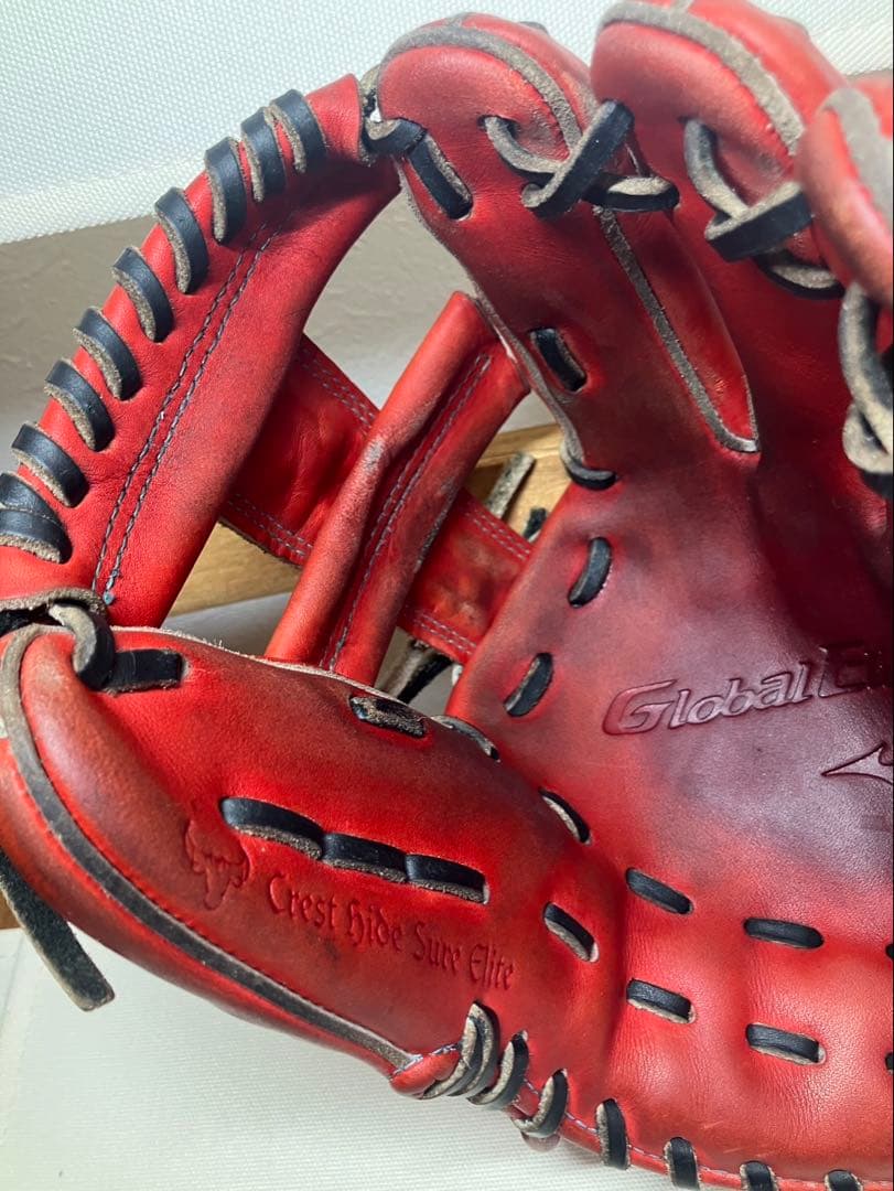 ミズノ　グローバルエリート　硬式　内野用　鈴木型　ダイバーシティブルー