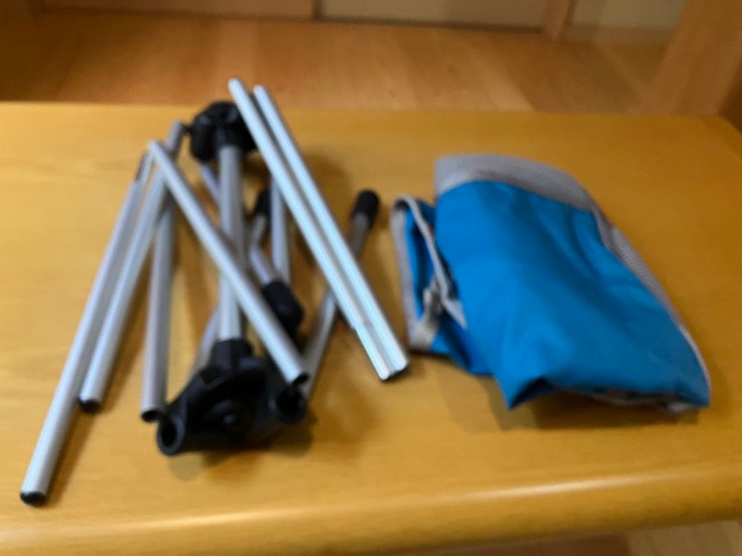 Helinox アウトドアチェア 青 メッシュ