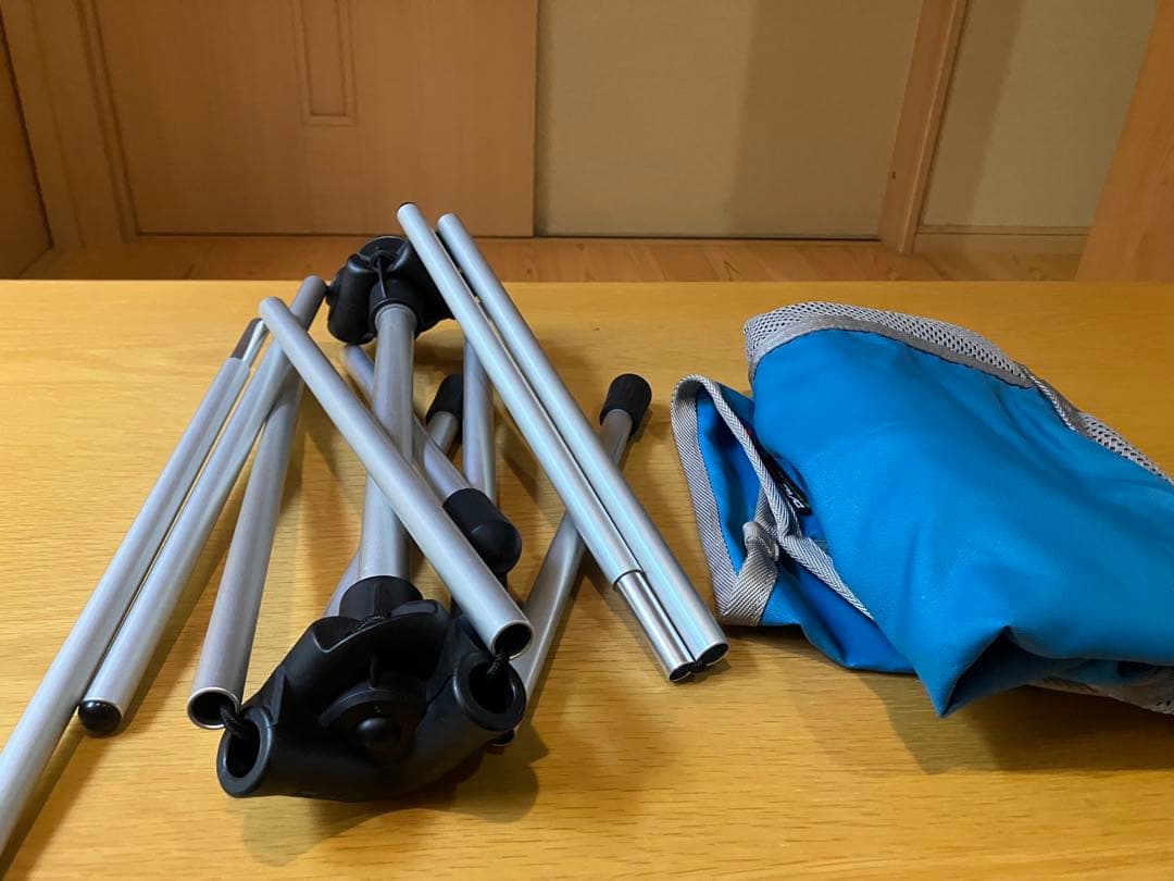 Helinox アウトドアチェア 青 メッシュ