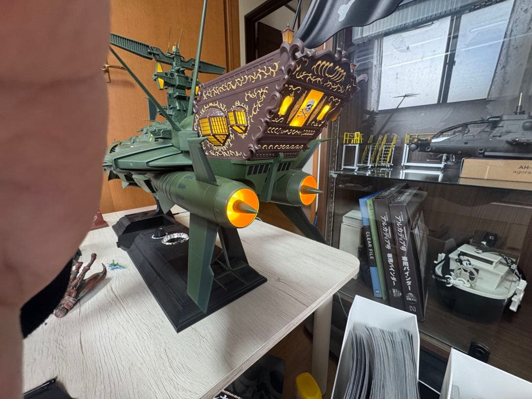 アシェット　アルカディア号を作る完成品！