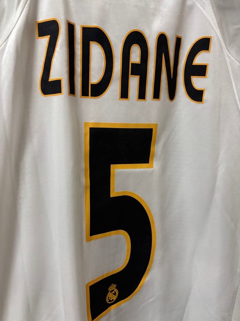 【選手用】ジタン レアルマドリード04/05 ホームユニフォーム