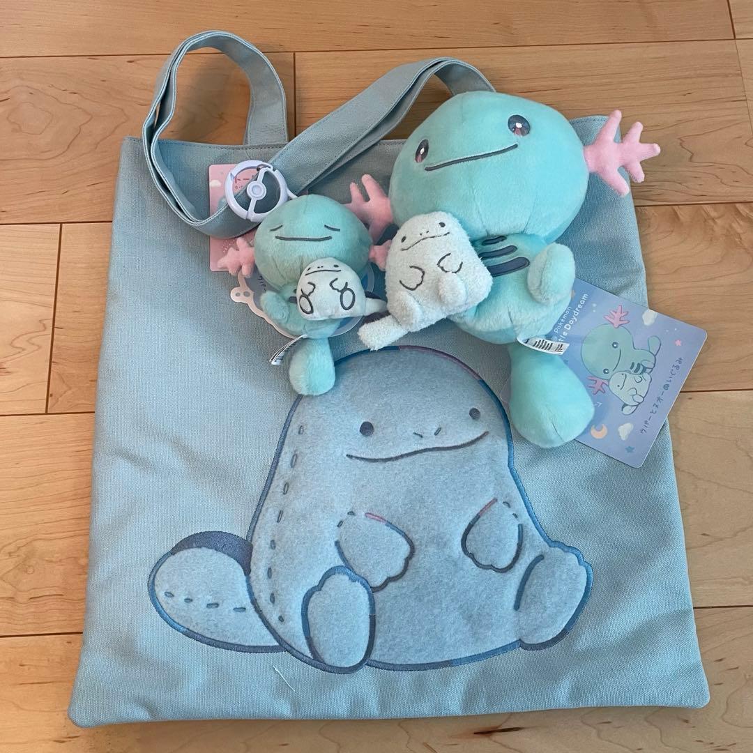 ポケモン リトルデイドリーム ウパーとヌオー トートバッグ ぬいぐるみ