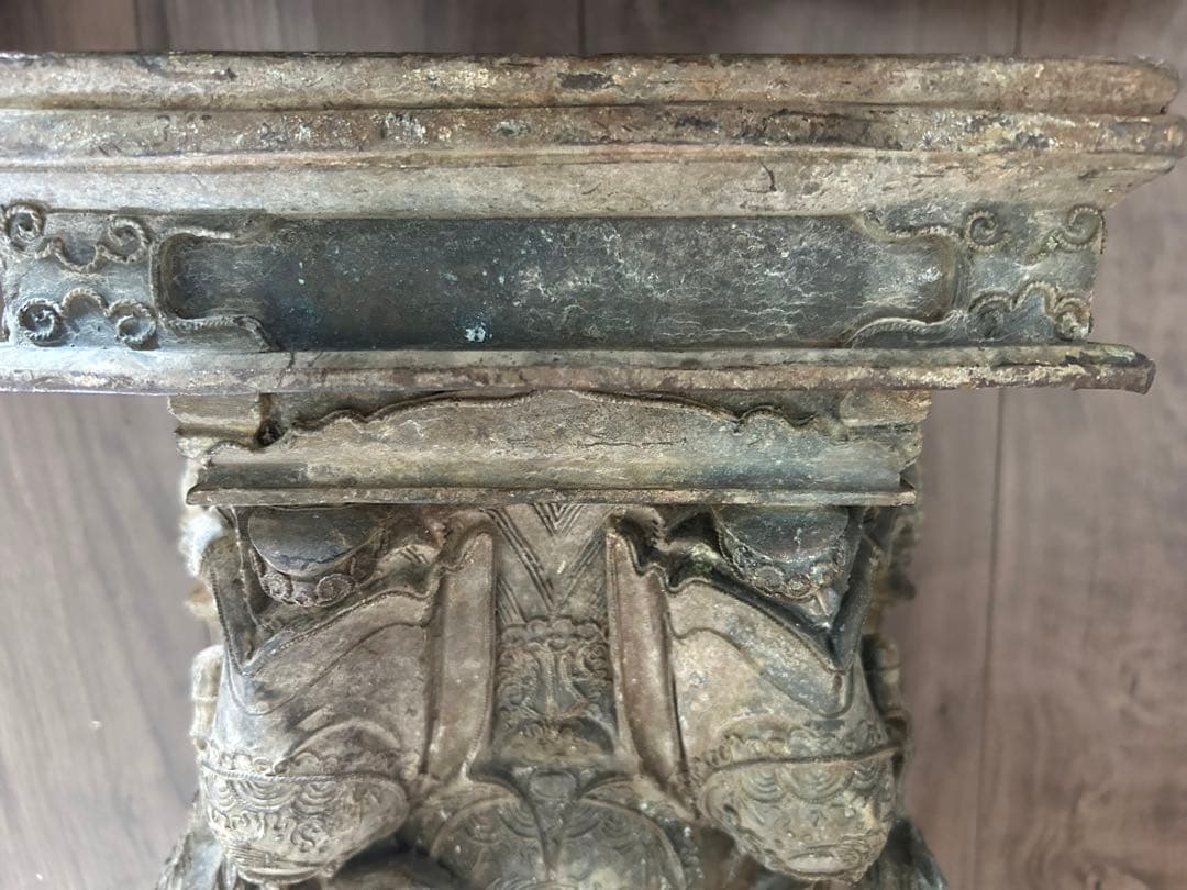 古董，財神像，（大）古銅製，清時代，重10千克