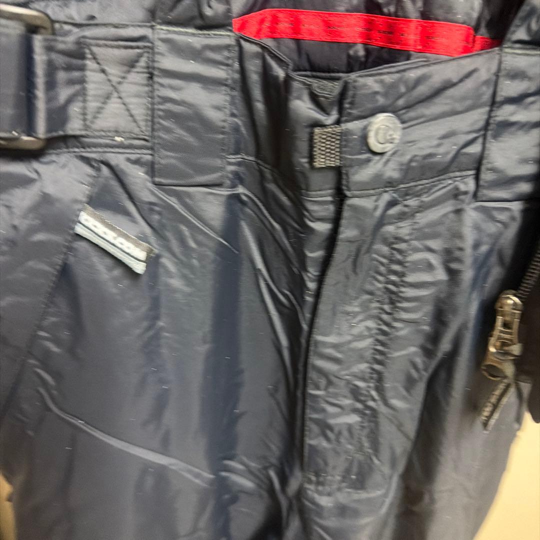 ブラック スキーウェア ジャケットとパンツセット