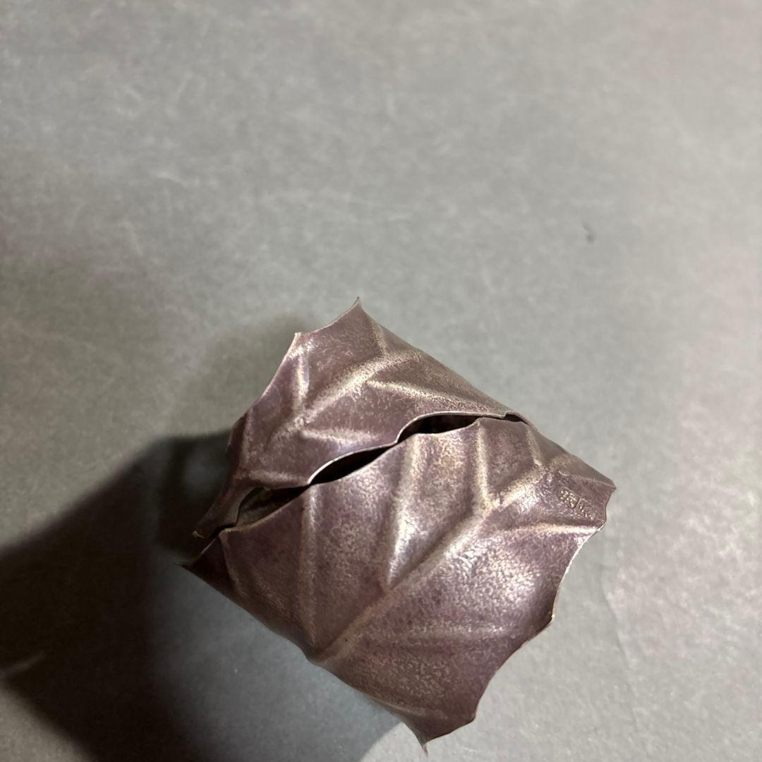 中川浄益　一葉　蓋置　共箱