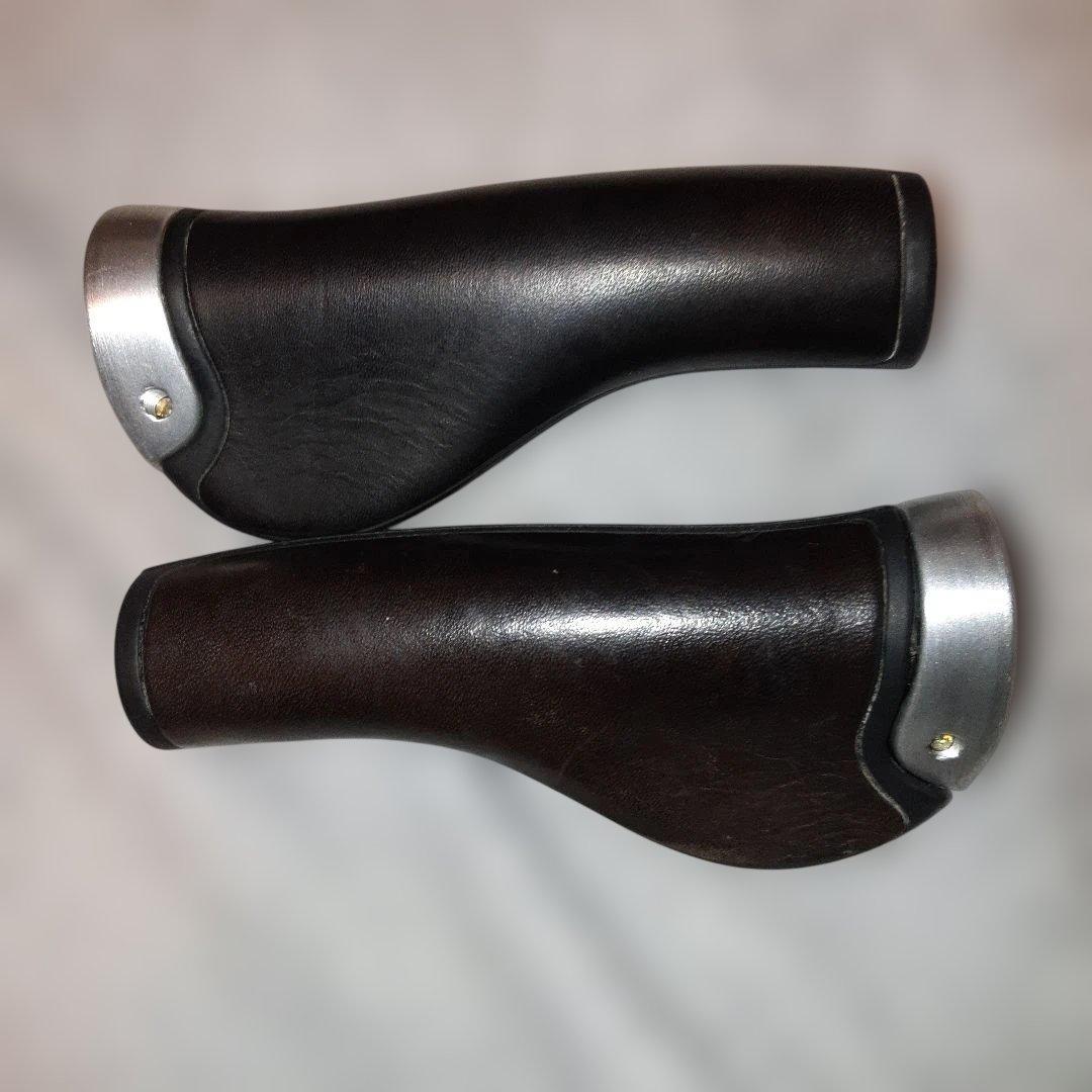 【廃盤・希少品】エルゴンGP1バイオレザーグリップラージロングブラウンブラック