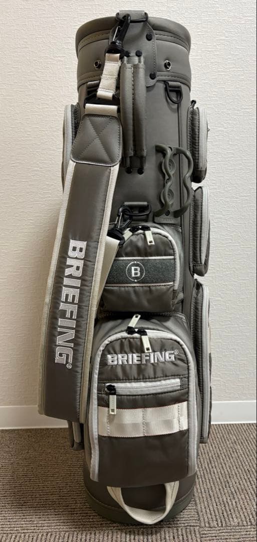 BRIEFING ブリーフィング CR-6 キャディバッグ グレー