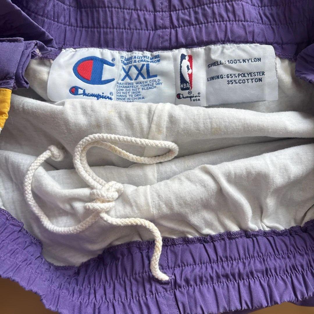 入手困難NBA 90s LAKERS レイカーズ ジャージ ユニフォームパンツ