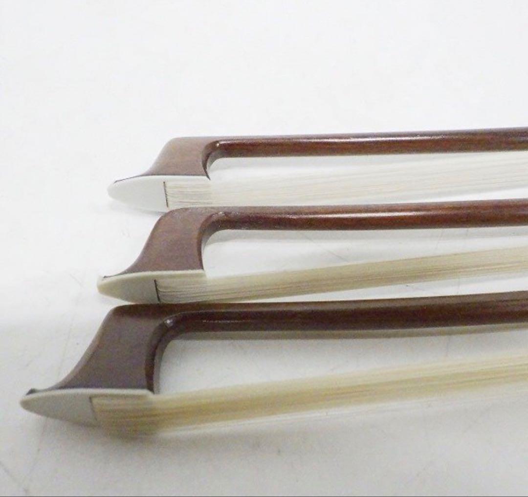 中古激安イーストマン/ウィンスターボウ他色々おまとめバイオリン用弓1/4リース品