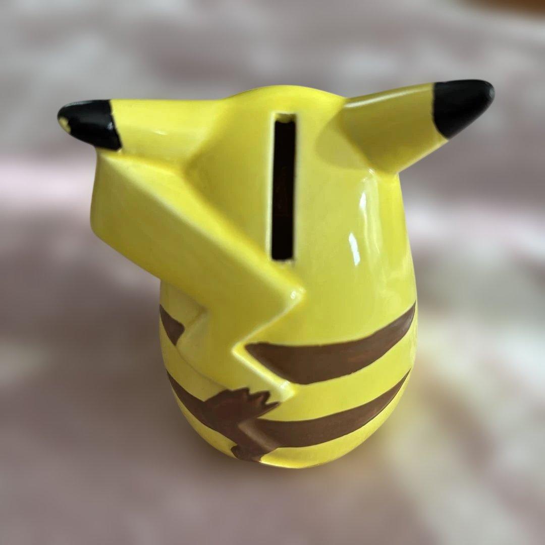 平成レトロ　初期　ピカチュウ 陶器 貯金箱　小物入れ　フィギュア