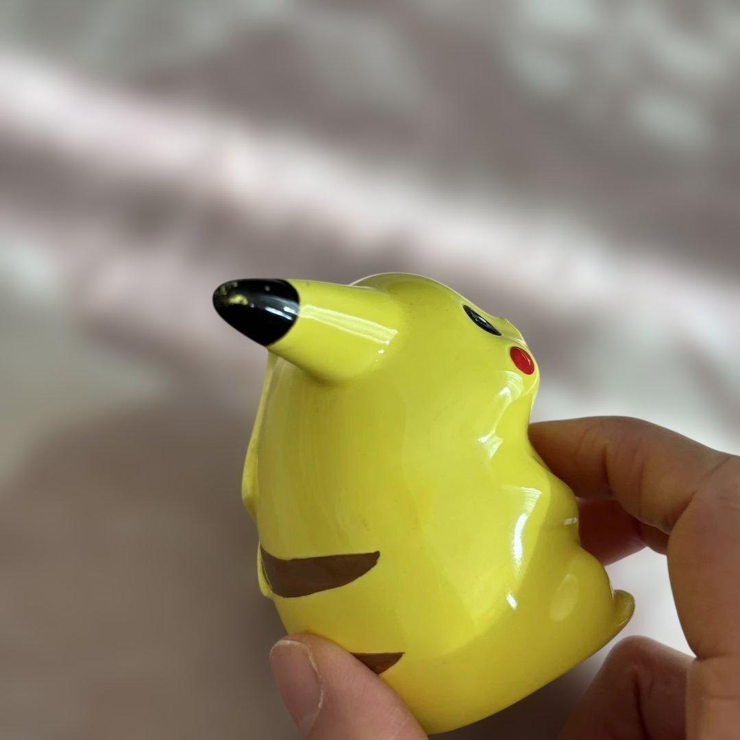 平成レトロ　初期　ピカチュウ 陶器 貯金箱　小物入れ　フィギュア