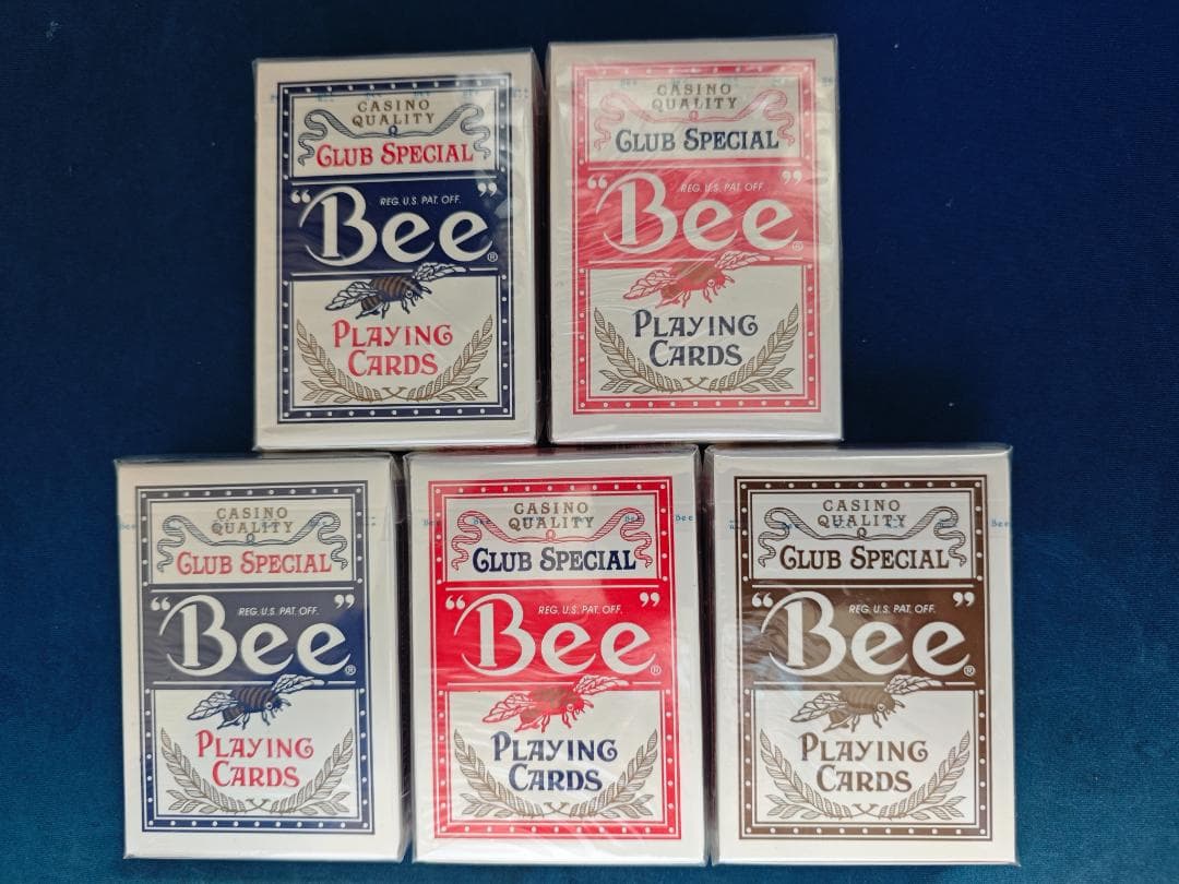 Bee Wynn Casino playing cards 5種 計5個