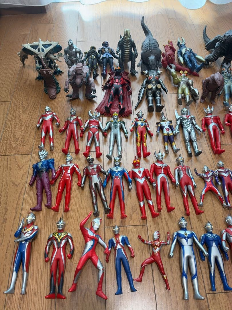 ウルトラマン　怪獣　フィギュア 60体＋α セット　ソフビ